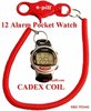** DISCONTINUED ** 12 Alarm e-pill® CADEX® watch COIL Medication Reminder and ALERT Watch (952441)
