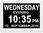 *** NO STOCK*** 12.1" Digital Calendar Day Clock - Orientation Dementia Clock - TTC-DC1201