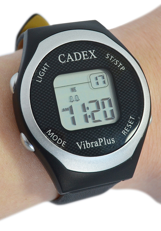 epill Cadex VibraPlus Vibrating 8 Alarm Reminder Watch