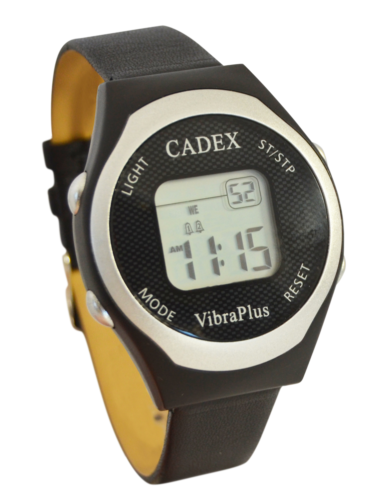 epill Cadex VibraPlus Vibrating 8 Alarm Reminder Watch