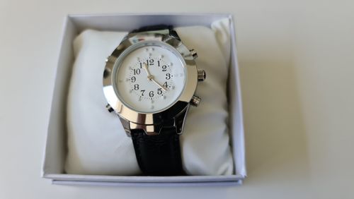 Braille Low Vision Tactile Talking Watch for blind people or vision impaired - TTW-BRTW-WBK