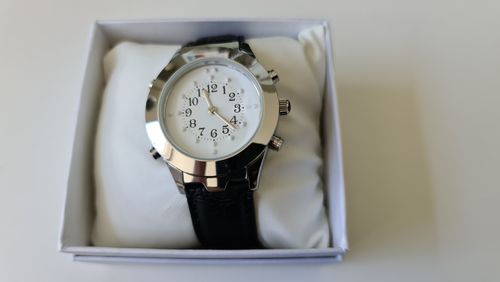 Braille Low Vision TACTILE Talking Watch for blind people or vision impaired - TTW-BRTW-WBK