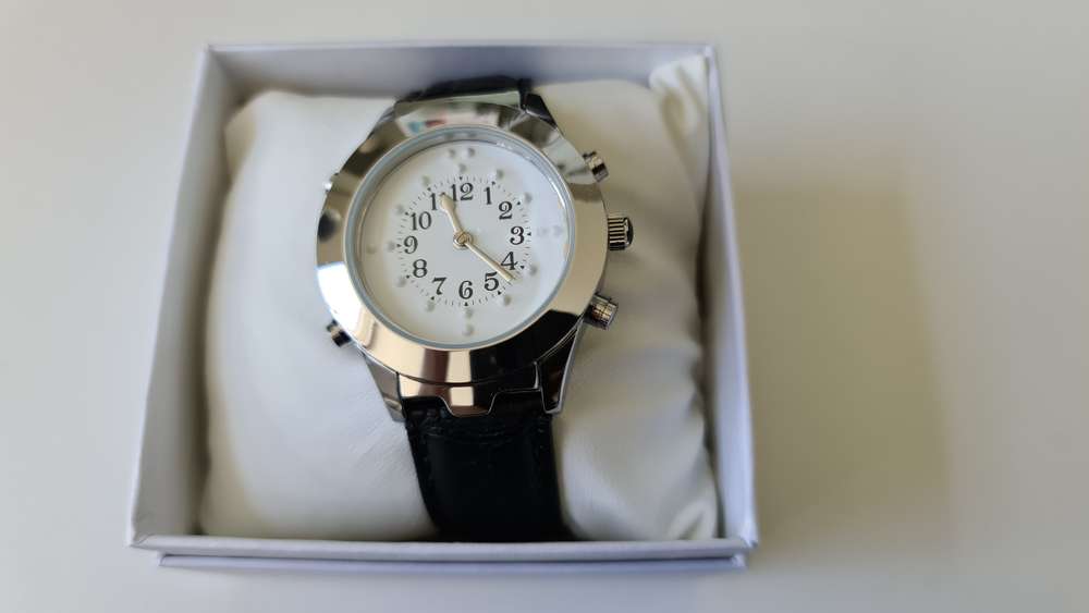 Waterproof talking watch hotsell for the blind