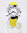 Low Vision Talking Watch for low vision or vision  impaired yellow leather band - TTW-LVTW-YELL