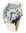 Low Vision Talking Watch for low vision or vision impairment - white leather band - TTW-LVTW-WHT