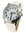 Low Vision Talking Watch for low vision or vision impaired white leather band - TTW-LVTW-WHT