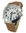 Low Vision Talking Watch for low vision or vision impairment - brown leather band - TTW-LVTW-BRW