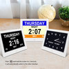 *** DISCONTINUED*** 8" Digital Calendar Day Clock - Orientation Dementia Clock - TTC-DC8001