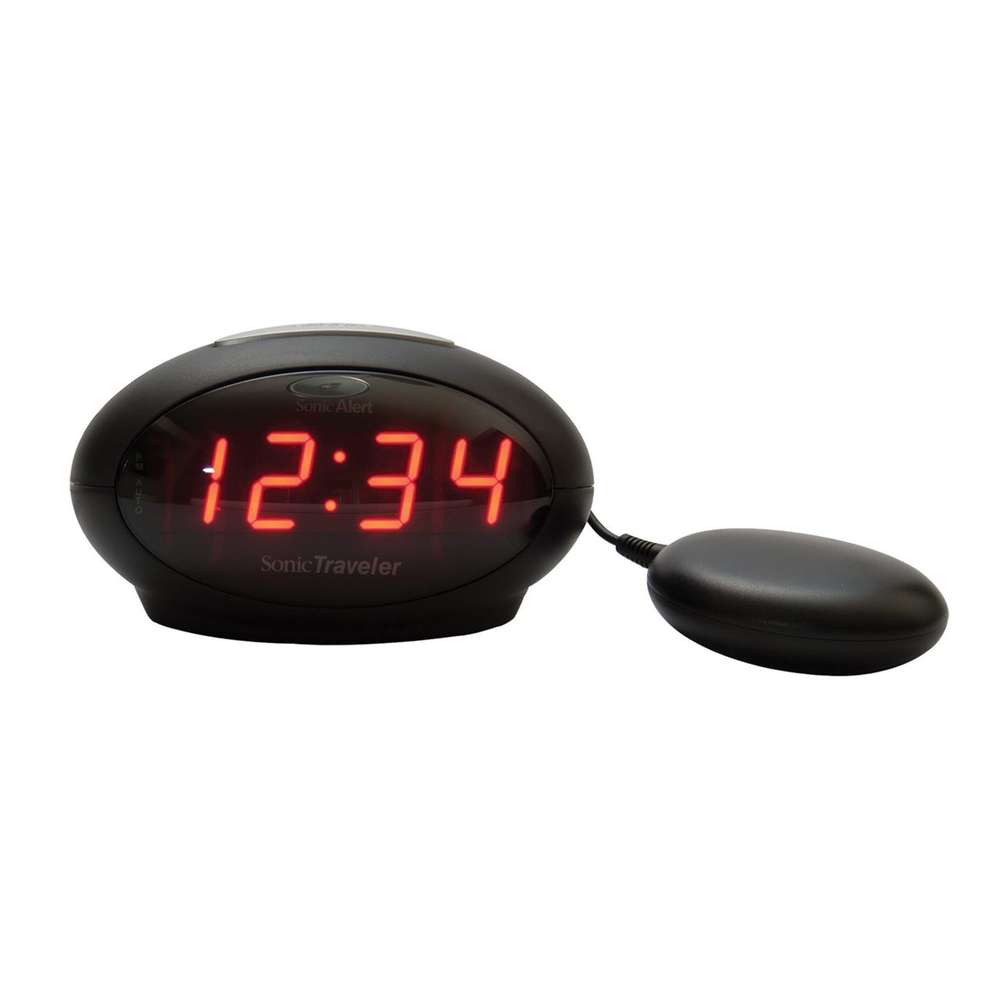 Alarm clock extreme. Портативные электронные часы-будильник Sonic traveler Black. Часы вибрационные дорожные «Sonic Travel Clock». Вибротон будильник для глухих. Часы вибробудильник для глухих.