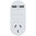 ** DISCONTINUED ** Dual 2 port USB 3.1A Charger with Mains Power Outlet Socket