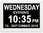 *** DISCONTINUED *** 12.1" Digital Calendar Day Clock - Orientation Dementia Clock - TTC-DC1201