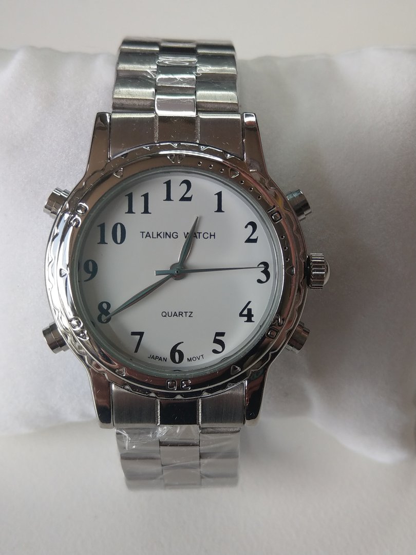 Low Vision Talking Watch for blind vision impaired ladies ssteel