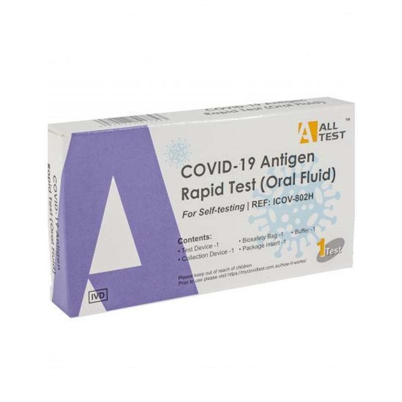 COVID-19 Antigen Rapid Test (Oral Fluid) single pack - ALL TEST for self testing