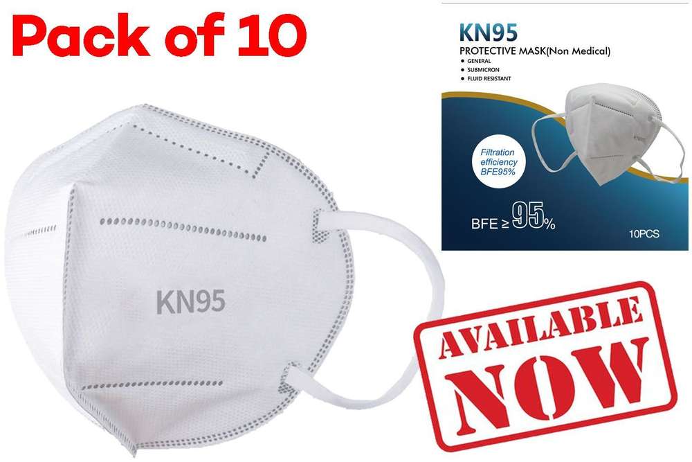 KN95 Mask 74287- White- 10 pack - Protective mask