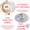 *** DISCONTINUED **Automatic Pill Dispenser Pharmacy Bundle with spare tray + stickers TT6-28SCPHARM