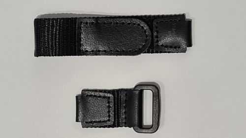 Extra Small Watch BAND for VibraLITE Mini Velcro Black BAND TTW-VM-VBK[XS]