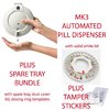 Automatic Pill Dispenser MK3 Pharmacy Bundle with spare tray + stickers