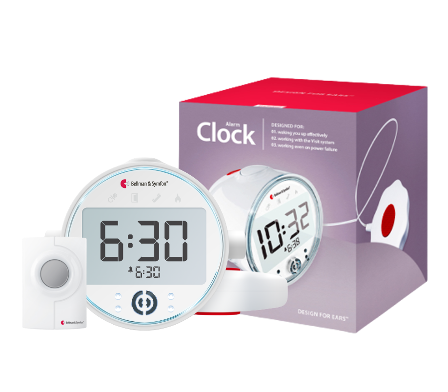 Bellman Visit Doorbell with Loud Alarm Clock Pack BE8060 = BE1380 + BE1240