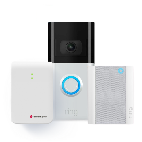Bellman Ring Video Doorbell Kit (PLUS) = TT-RINGVD-PLUS + TT-RINGCH + BE1411 (DOOR)