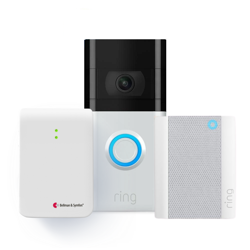 * DISCONTINUED * Bellman Ring Video Doorbell Kit (PLUS) = TT-RINGVD-PLUS + TT-RINGCH + BE1411 (DOOR)