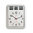 Jadco Analogue Calendar Clock with Automatic Flip Calendar BQ12A