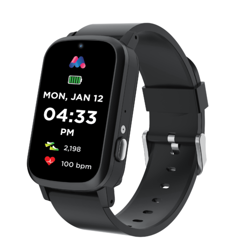 mCareWatch MW241 GPS location tracker smart watch, emergency alarm and mobile phone