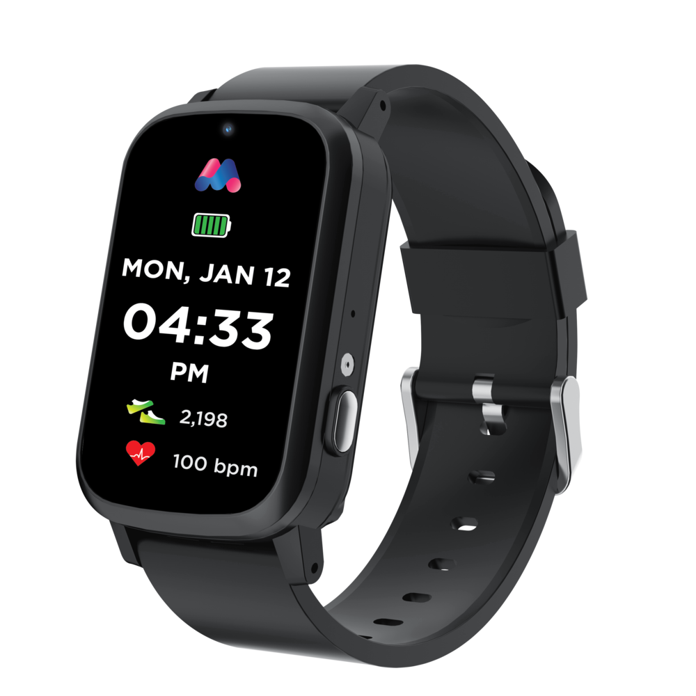 mCareWatch MW241 GPS location tracker smart watch emergency alarm